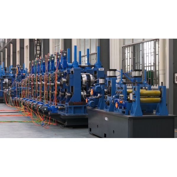 ZY20 Turnkey Tube Mill Line φ10-26mm Round Steel Pipe 0.4-1.5mm 90m/min HF Welding Machine
