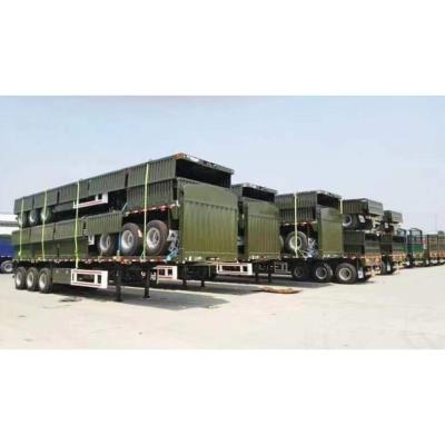Semi-remorque à revêtement en poudre par électrophorèse KTL pour camion de transport de la criminalité par signalisation CIMC