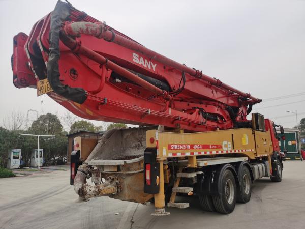 Sany 49 Meters Concrete Pump Truck Volvo Used Pump Trucks 2020