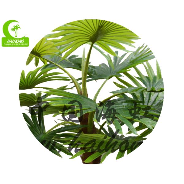All Season Artificial Palm Plants Outdoor , 6ft Faux Tree For Decoration