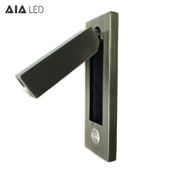 Adjustable indoor with switch reading light hotel/led reading book light for bedroom