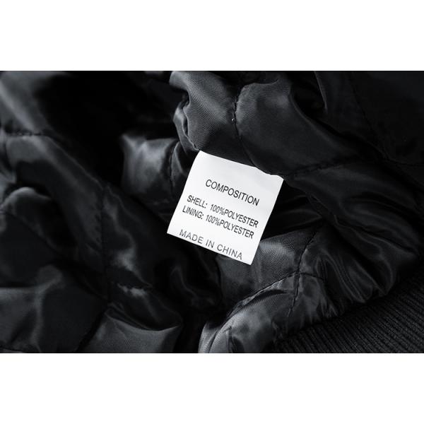 Winter Stand-up Collar Quilted Jacket for Customized Sample Men's Baseball Jacket