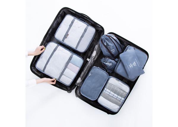 MultiFunction Travel Storage Bags / Travel Luggage Organizer 8pcs A Set For Clothes