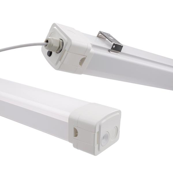 IP65 Aluminum 120 Degree Beam LED Tri-proof Light Fixture For Warehouse Lighting