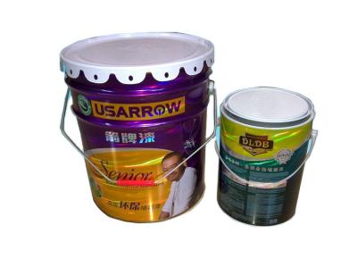 Fechamento de alavanca químico Ring Lid do UN de 5 recipientes da cubeta da pintura do galão