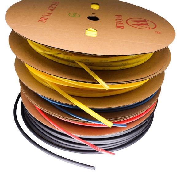 Relación de contracción 2:1 Material de aislamiento del cable UL224 VW-1 Inflamabilidad para entornos de temperatura