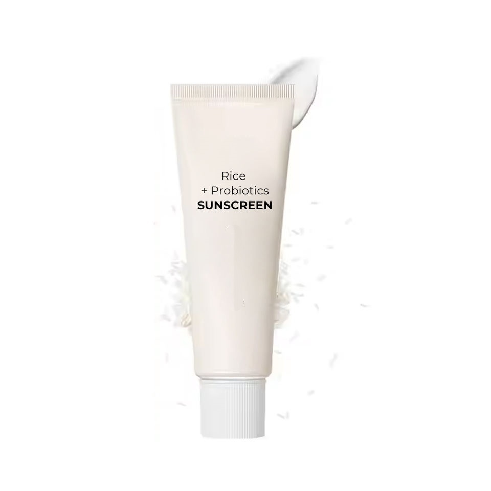 OEM ODM Rice Extract SPF 50 Sunscreen Organic Shea Butter Natural Skincare Brightening and Moisturizing Effect