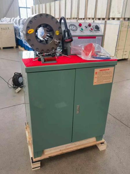 Forging Process Semi-automatic Electric Hydraulic Hose Pipe Crimping Machine 10 Dies Hose Crimping Machine