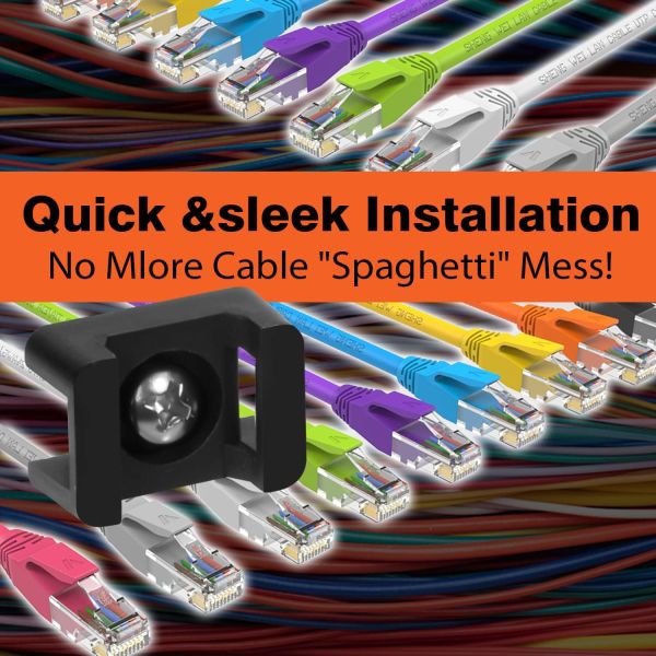 25 Pieces Desk Wire Organizer Cable Ties Zip Ties Adhesive Cord Clips Cable Management Cord Keeper Desk Wire Management