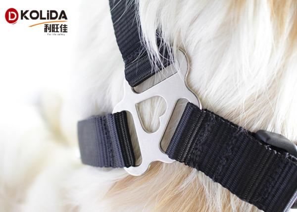 Adjustable USB Rechargeable LED Dog Harness Collar Easy Walking For Doggies