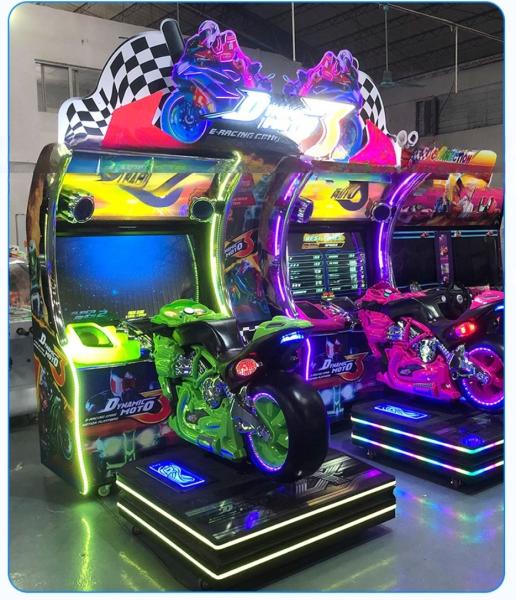 Indoor 350kg Motor Racing Simulator Motor Game Simulator With 42 Inch Screen