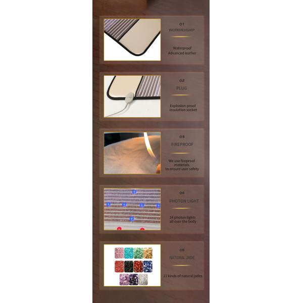 Дальний инфракрасный радужный коврик для облегчения боли 180*70/190*80 см и 12-30 фотонов