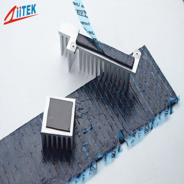 Cojín conductor termal negro popular caliente 35shore00 del reemisor de isofrecuencia del fabricante 1mmT 1.5w de China para los módulos del LED