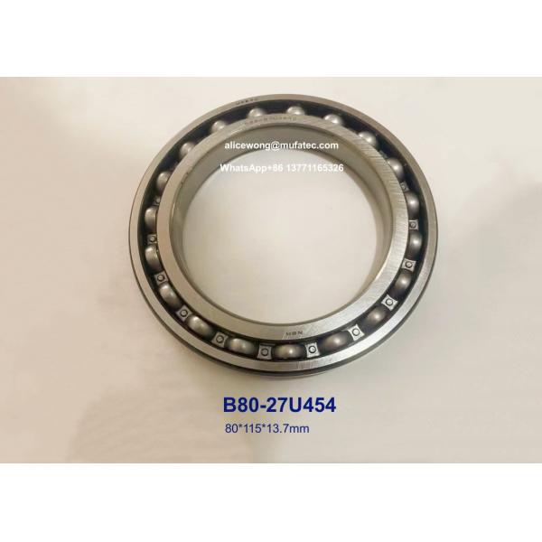 B80-27U454 B80-27 auto bearings non-standard deep groove ball bearings 80*115*13.7mm