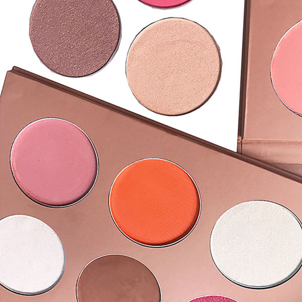 Face Makeup Highlighter Palette High Pigment Blush And Bronzer