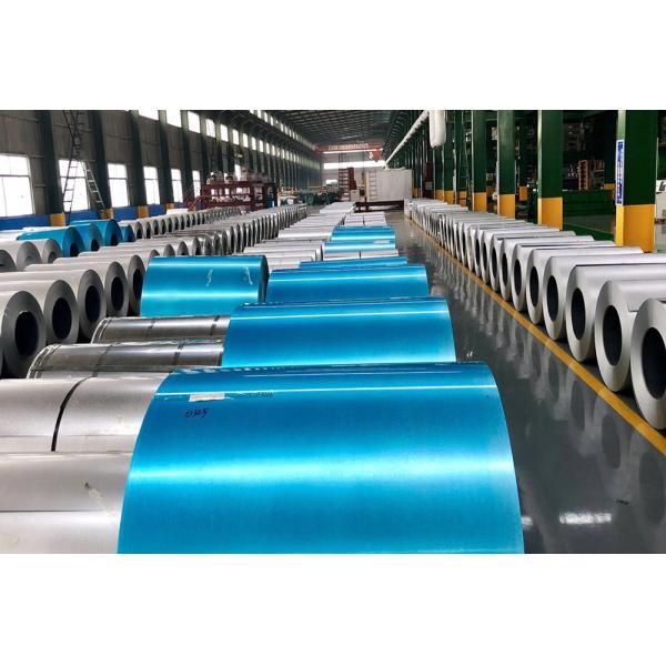 Синий AFP Антиперцовый принт Алюцинковая сталь Гальвалюмная стальная катушка 55% Алюминий Цинк Сплав покрытый стальной катушка