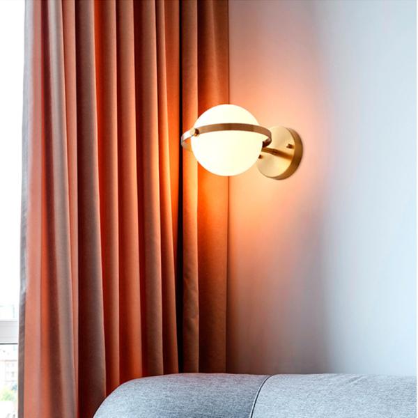 Modern Planet Wall Lamp Noric All Copper Wall Lamps For Living Room Bedroom Brettin LED Wall Sconce(WH-OR-217)