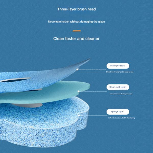 Brosse de toilette - tête de brosse remplaçable jetable - ensemble de brosses de nettoyage pour salle de bain - toilettes de nettoyage murales pour la maison