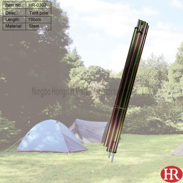Galvanized steel camping tent poles tent accessory