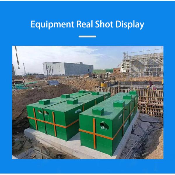 Tratamiento de aguas residuales domésticas con tensión personalizada Sbr tanque aerador de aguas residuales industriales compacto y sistema MBR MBBR