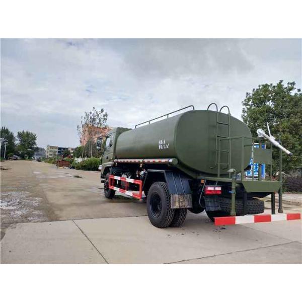 Dongfeng Used Oil Tanker 7350×2470×2710mm 10000L Tank Capacity With Red Diesel Motor