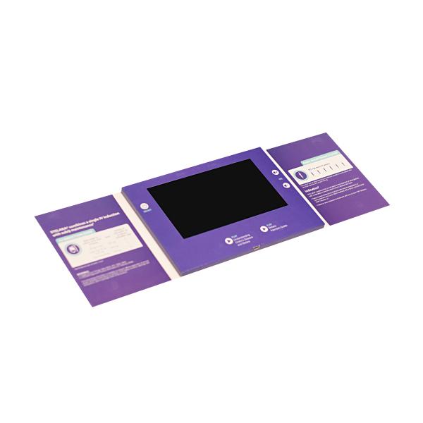1000mAh Battery Lcd Video Greeting Card 7 Inch For Small Business And Invitation
