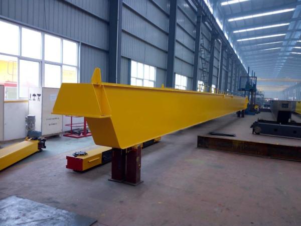 5tons Electric Single Girder Box Type Magnetic Overhead  Crane With Hoist Working