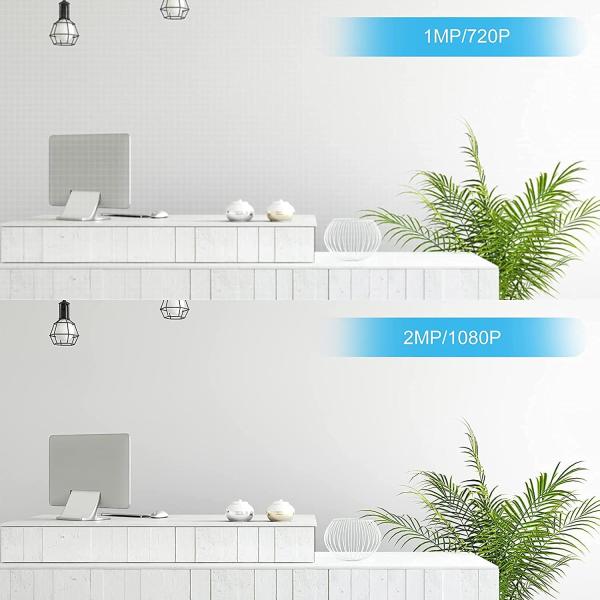 360 Degree E27 LED Lamp PTZ IP Camera Full Color 1080P WiFi Light Bulb Camera