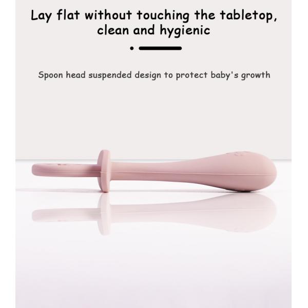 Силиконовая ложка и вилка для безопасного и здорового питания