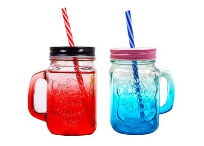 tampa Eco do metal de 480ml Juice Empty Glass Containers Screw - amigável