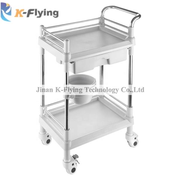 Simple And Durable ABS Clinical Treatment Medical Trolley Cart