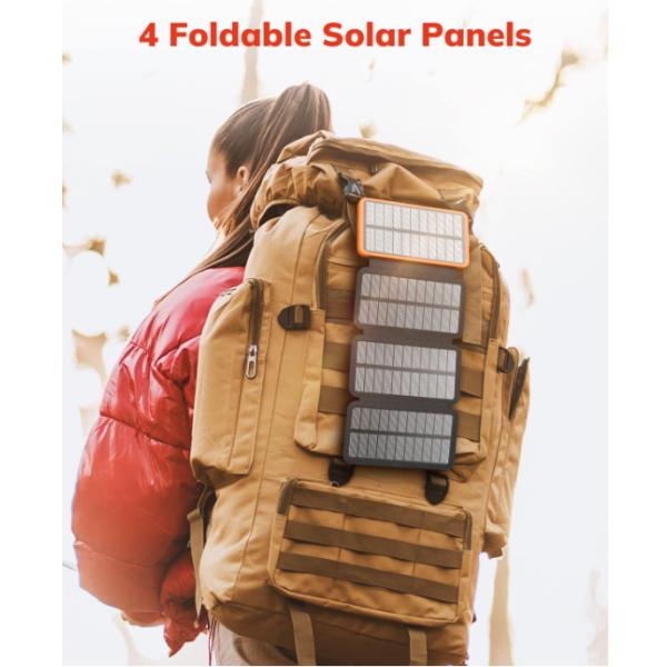 22.5W 27000mAh портативный солнечный зарядный блок для мобильного телефона