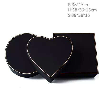 Big Heart Shape Custom Gift Packaging For Rose Flowers Florist