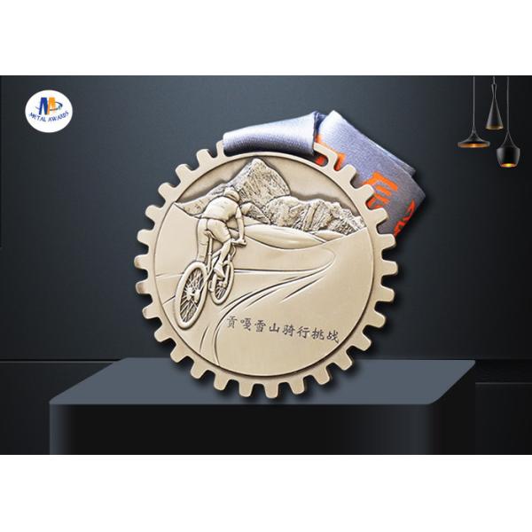 3D Effect Antique Finishing 70mm Stock Medals