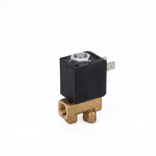 Etrany2Way 1/8 in DC24V Brass Material Stop Solenoid Valve High Temperature Steam  Control Manual 1 Year Warranty ODM/OEM