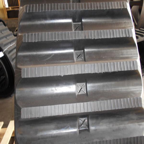 A borracha de borracha e de aço do descarregador segue 650×125×80 para a máquina escavadora Hitachi CG70