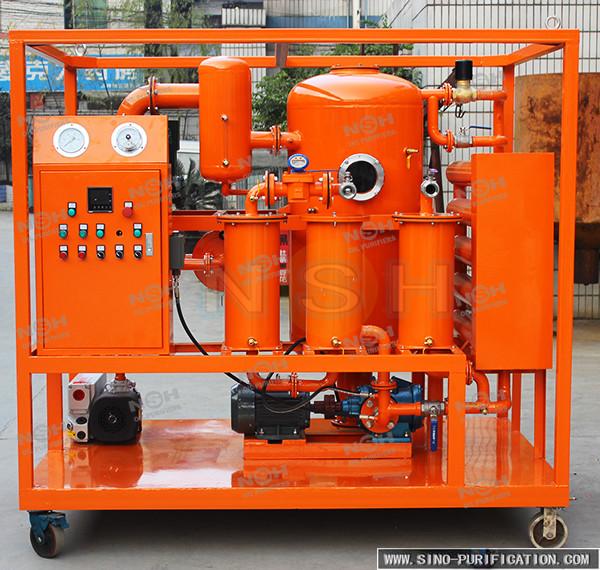 Máquina dobro da purificação de óleo do transformador da fase do vácuo grande caudal