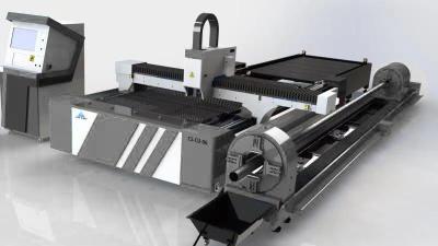 Découpeuse 500w de laser de fibre de plaque de métal et de tuyau de précision