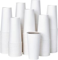 Os copos de café afastados feitos sob encomenda da parede dobro, cheiram não copos de papel amigáveis de Eco