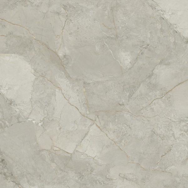 Contemporary Polished 600x600mm Glazed Porcelain Tile in Stone Imitation Texture