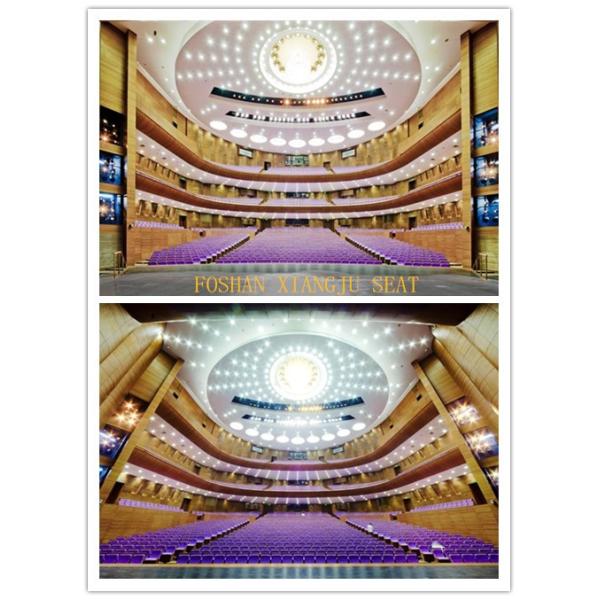 Metal Framework Auditorium Church Hall Chairs Wooden Outback ABS Writing Table