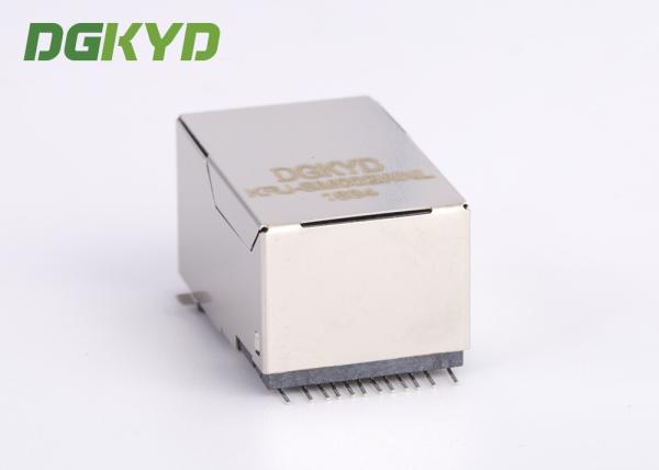 Shielded 10/100 Base 8P8C SMD RJ45 PCB Connector Intergrated Magnetics KRJ-SM002WNL