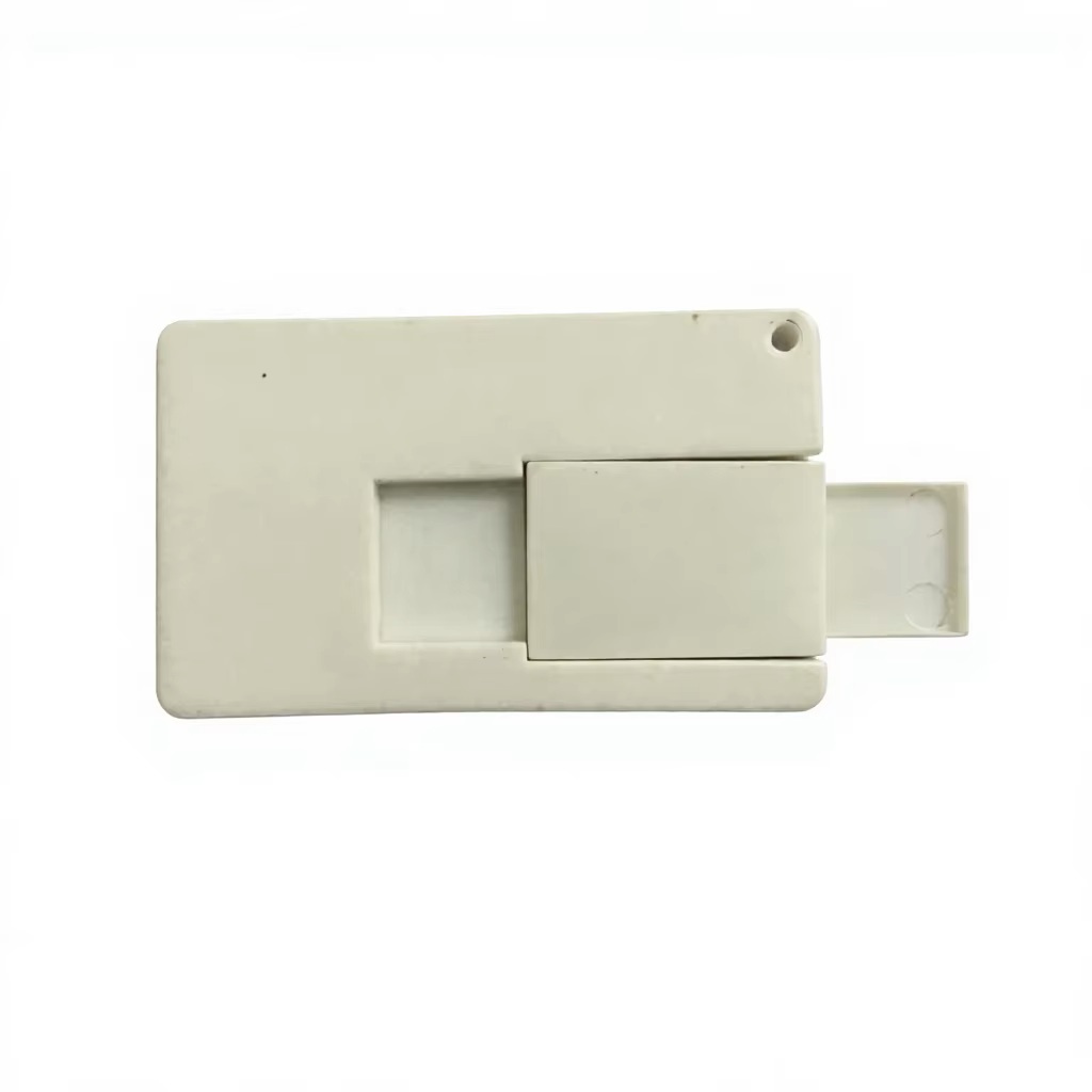 Shockproof and Water-resistant MINI Credit Card USB Sticks Metal Plastic Support Uploading Data Durable Portable USB Drives for Data Management