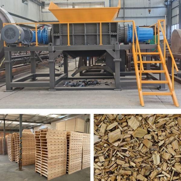 Town Shaft Industrial Double Shaft Shredder Scrap Wood Shredder Machine and Efficiency