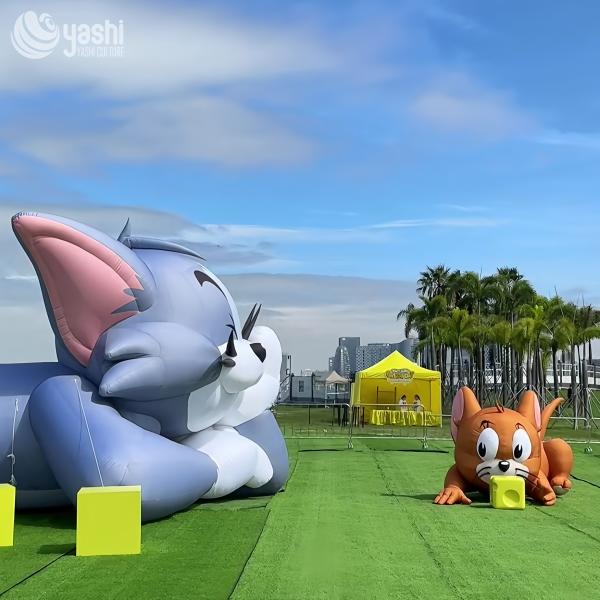 Outdoor Inflatable Decorations Cartoon Tom and Jerry Balloon