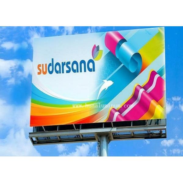 Heat Resistant 8ft Signage Aluminum Composite Panel With Flat Printing