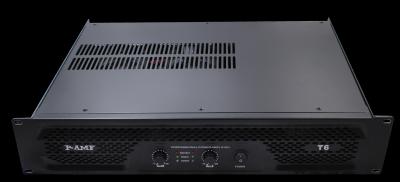 T6 a partir de 2 X 600W de entrada do jack XLR do amplificador de potência profissional