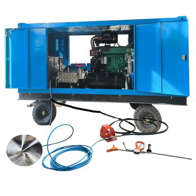 Máquina para la limpieza de tuberías industriales de 500-1500 bar