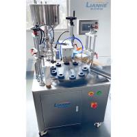 Controle semi automático ultrassônico do PLC da máquina de enchimento do tubo de LIANHE