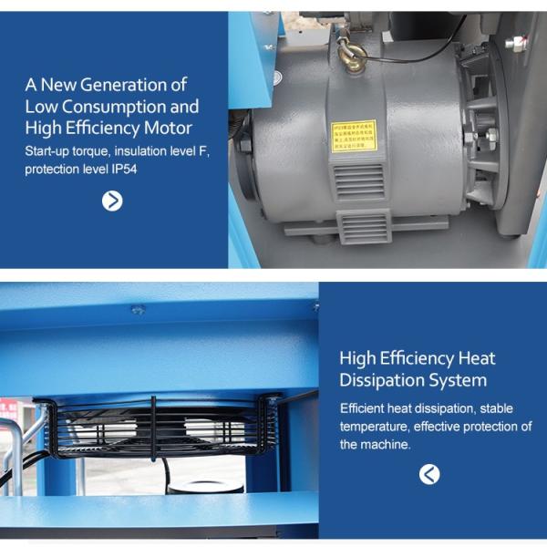 Oil Less 30kw 40hp Industrial Screw Air Compressor For Textile